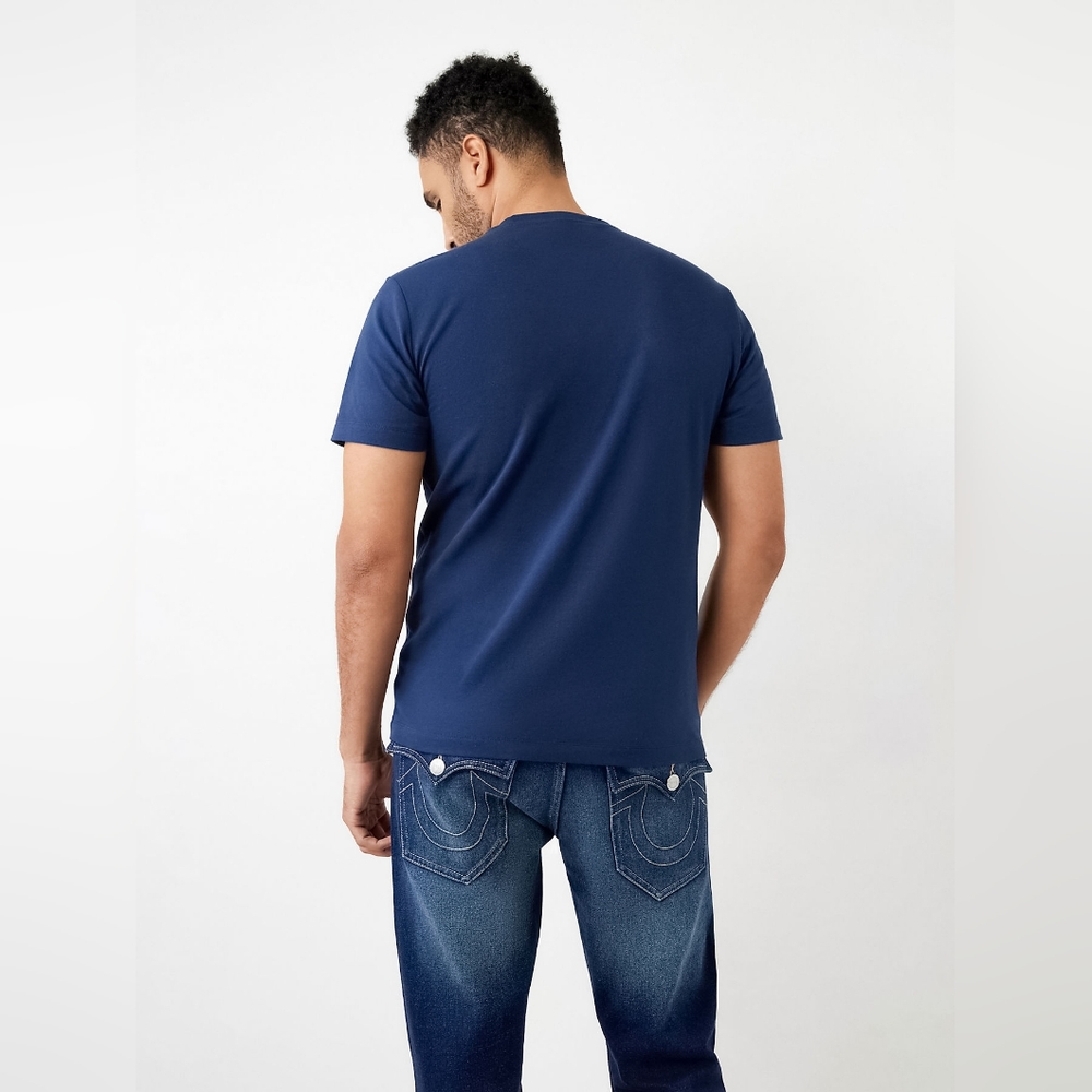 HORSESHOE LOGO SHORT SLEEVE TEE BY TRUE RELIGION. SIZE XXXL - Picture 2 of 4